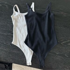 Abercrombie Soft AF Ribbed Bodysuits - Size M - NWOT